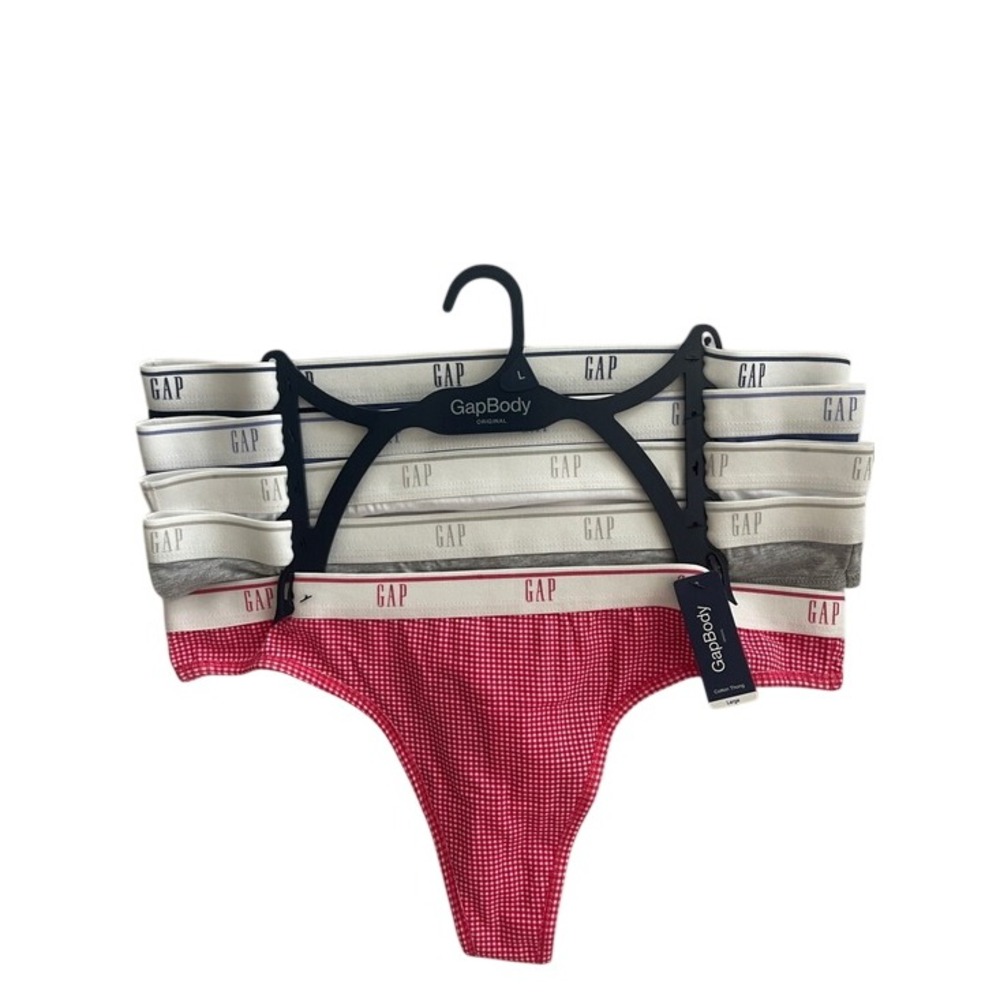Gap Body Cotton Thongs Set of 5 Large NWT